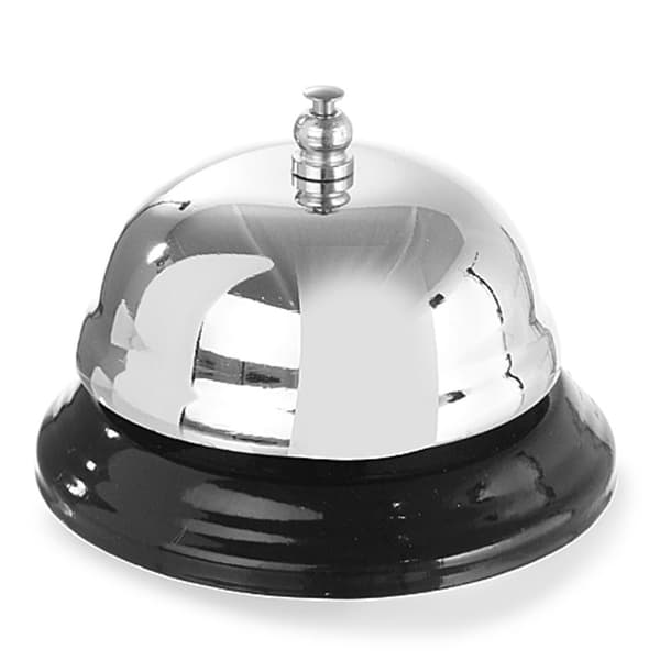 Hotel receptionsklokke, stål, diameter. 85 mm - Hendi 595008