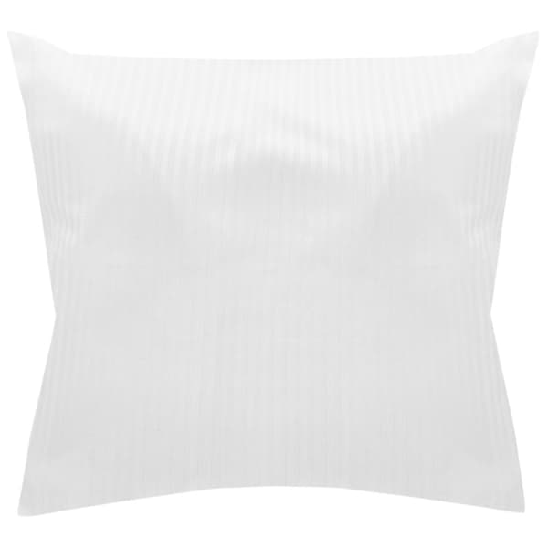 Hotell örngott med överlapp STRIPES 4mm vit/40x40