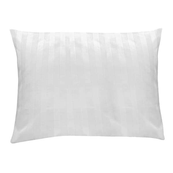 Hotell örngott med överlappning STRIPES 2cm vit/70x80