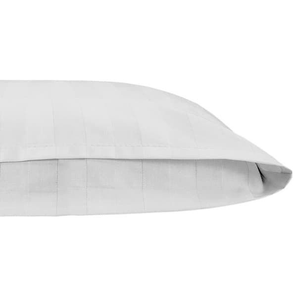 Hotell örngott med överlappning STRIPES 2cm vit/50x70