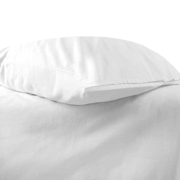 Hotell örngott med överlapp SMOOTH vit/50x70