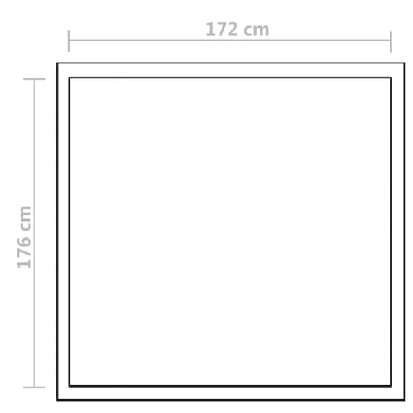 vidaXL Växthus 3,46 m² förstärkt aluminium
