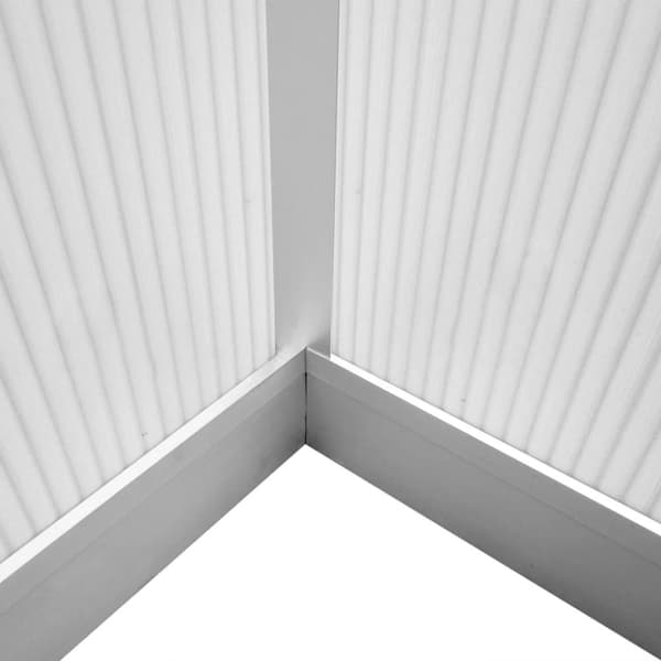 vidaXL drivhus 3,46 m² forstærket aluminium