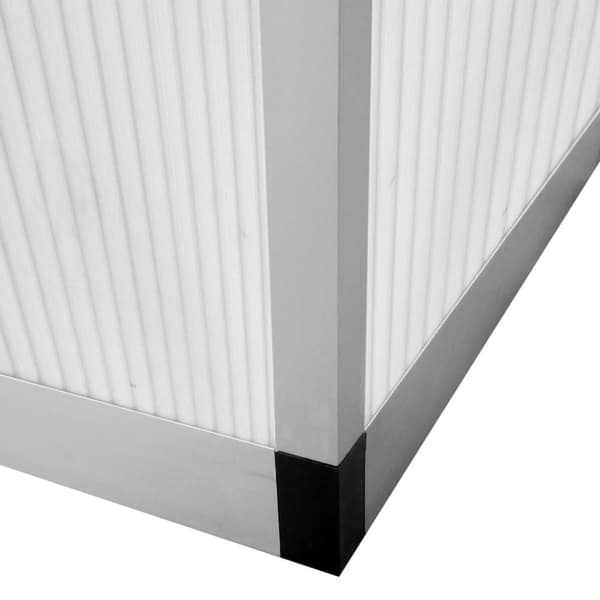 vidaXL drivhus 3,46 m² forstærket aluminium
