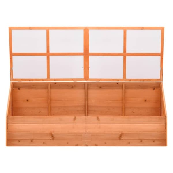 vidaXL Kasvihuone puu 180x57x62 cm
