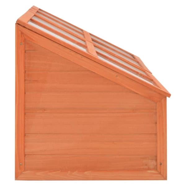 vidaXL Växthus trä 180x57x62 cm