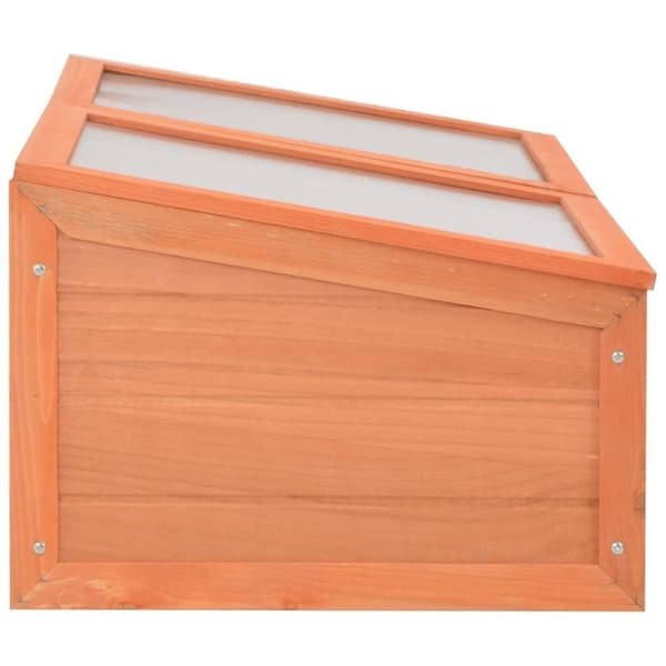 vidaXL Växthus trä 100x50x34 cm