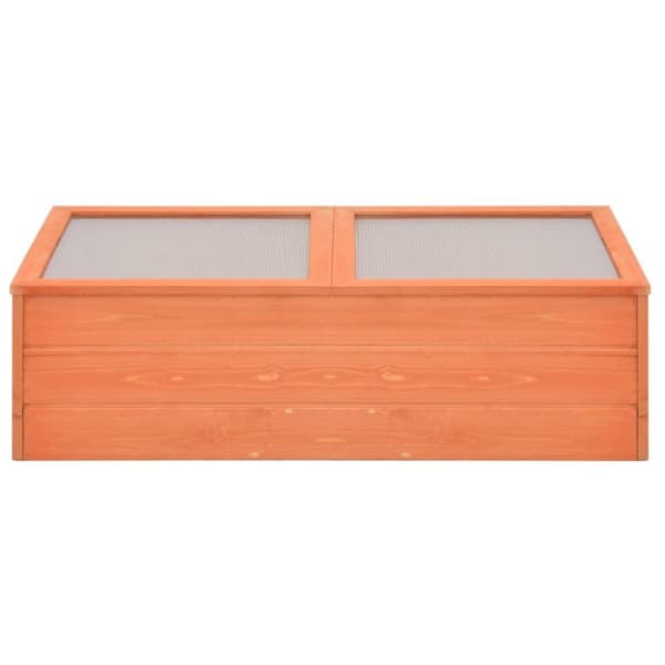 vidaXL Växthus trä 100x50x34 cm