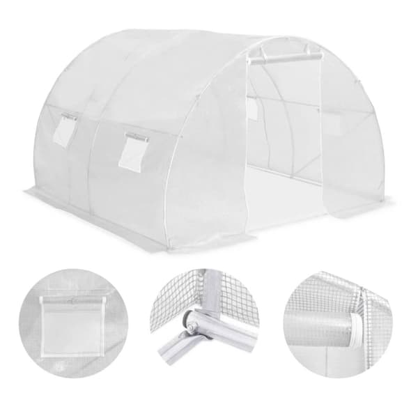 vidaXL drivhus 9 m² 300x300x200 cm