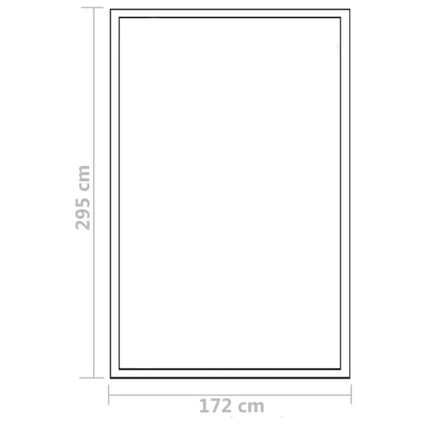 vidaXL Växthus aluminium 302x190x195 cm 11,19 m³
