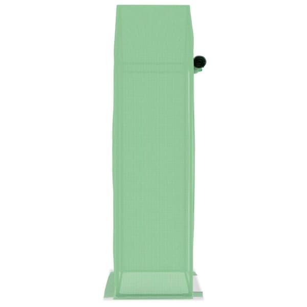 vidaXL drivhus med stålramme 0,5 m² 1x0,5x1,9 m