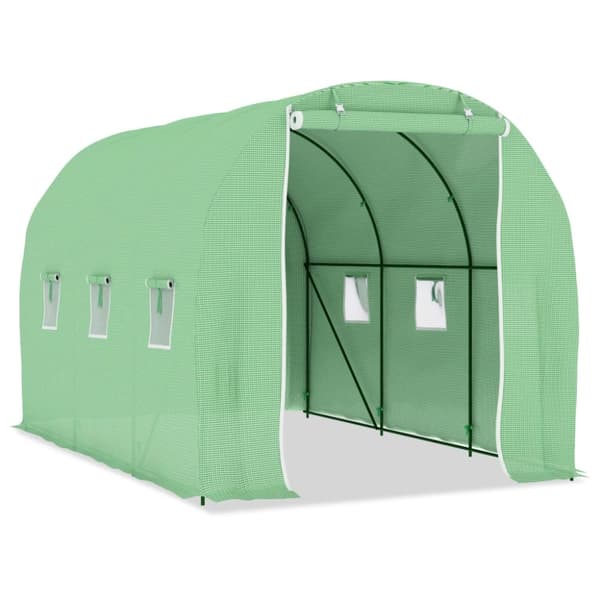 vidaXL Växthus 6,86 m² 3,43x2x2 m