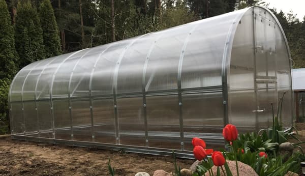 Kasvihuone Baumera Klasika 3x6m 4 mm polykarbonaattipinnoitteella