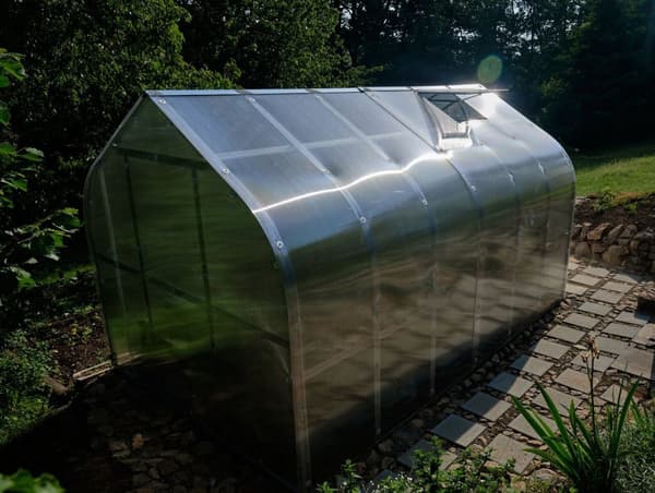 Drivhus Baumera STANDARD 15 - 2,5x6m med 4 mm polycarbonatbelægning