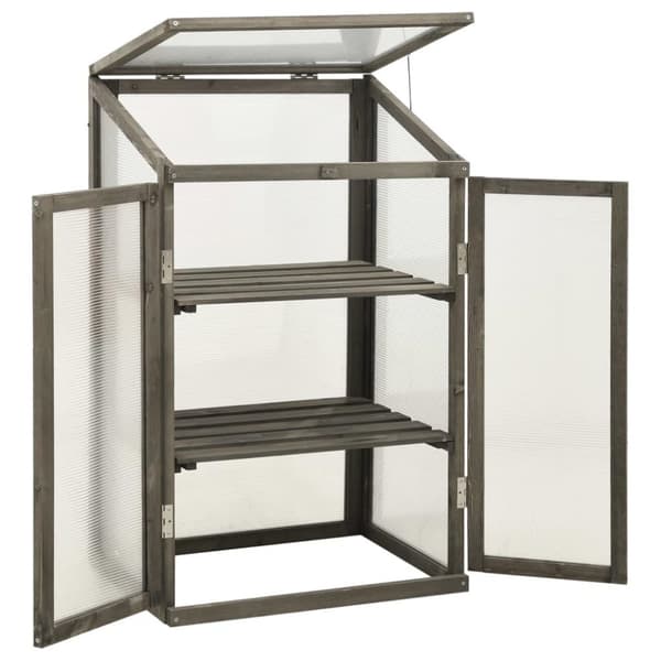 vidaXL drivhus 60x45x100 cm fyrretræ