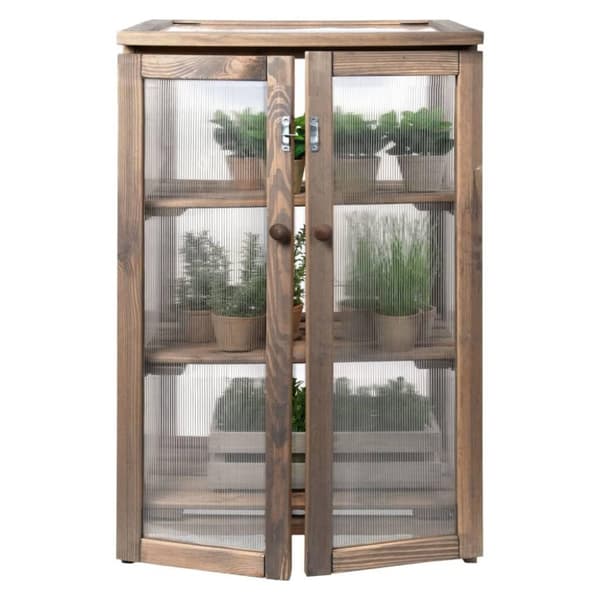 Esschert Design drivhus str. S brun