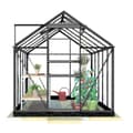 Miniatyrbillede 5 af 6: Lykke Drivhus Glas 6,2m2, sort