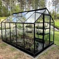 Miniatyrbillede 2 af 6: Lykke Drivhus Glas 6,2m2, sort