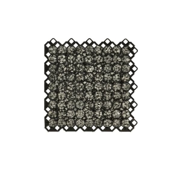 Plastudlægger MULTI GRID sort, højde 40mm / 600x600mm