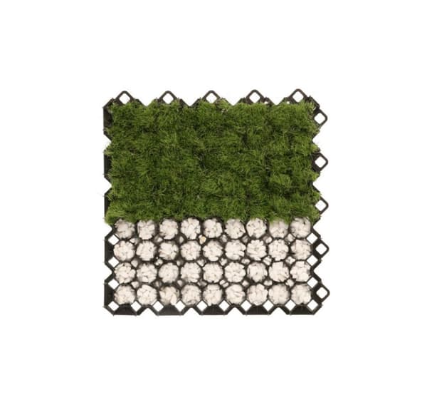 Plastudlægger MULTI GRID sort, højde 40mm / 600x600mm