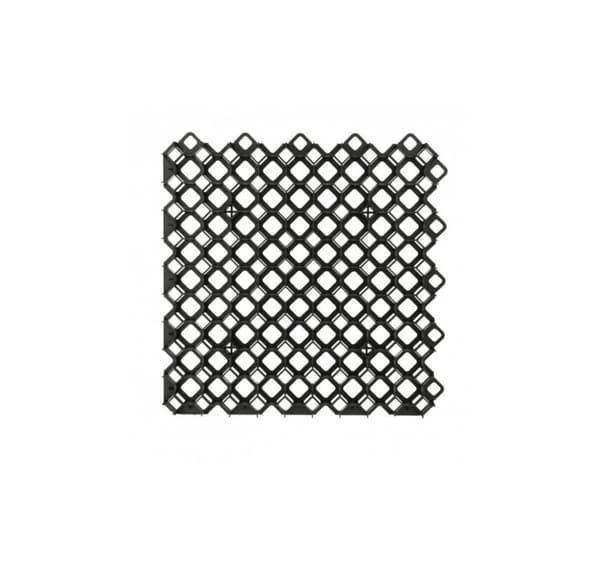 Plastudlægger MULTI GRID sort, højde 40mm / 600x600mm