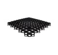 Miniatyrbillede 1 af 5: Plastudlægger MULTI GRID sort, højde 40mm / 600x600mm