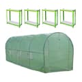 Miniatyrbillede 1 af 8: Polytunnel drivhus 25mm med reol