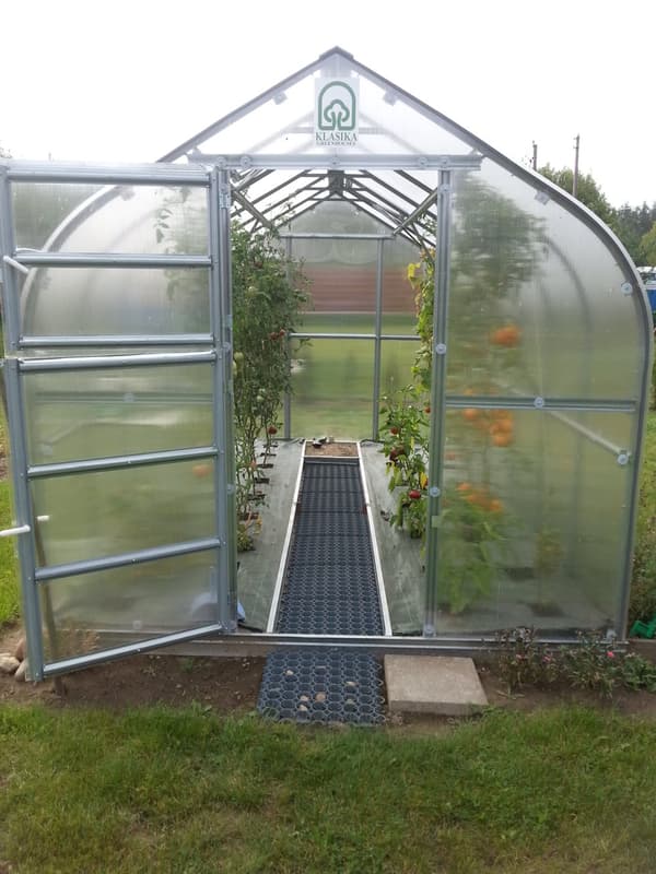 Drivhus Baumera STANDARD 10 - 2,5x4m med 6 mm polycarbonatbelægning