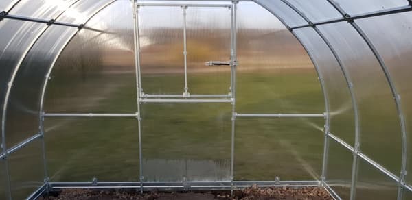 Drivhus KLASIKA RØR 3x4m (12m2) med fundamenter og 6mm polycarbonat