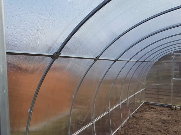 Drivhus KLASIKA RØR 3x4m (12m2) med fundamenter og 6mm polycarbonat