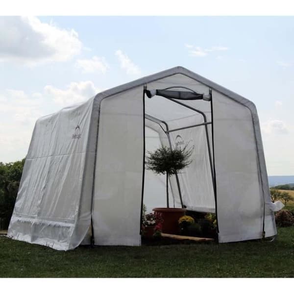 Vitvaruhus i vit Shelter Logic 300 x 300 cm / 9M² - SHELTERLOGIC - Lätt att montera och kompakt