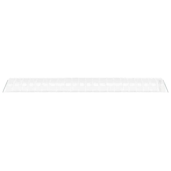 vidaXL Drivhus med stålramme hvit 88 m² 22x4x2 m