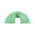 Miniatyrbilde 4 av 11: vidaXL Drivhus med stålramme grønn 110 m² 22x5x2,3 m