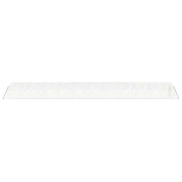 vidaXL Drivhus med stålramme hvit 110 m² 22x5x2,3 m