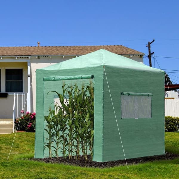 Rootz Greenhouse Film - Grön - Stål, Pp - 94,48 cm x 70,86 cm x 94,48 cm