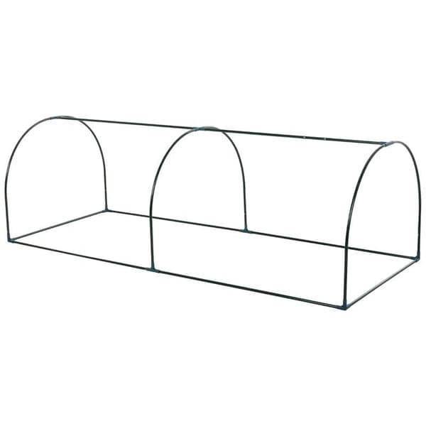 Rootz Drivhus - Drivhus Med Dør - Kold Ramme - Plantehus - Gennemsigtig Ramme - 250 x 100 x 80 cm