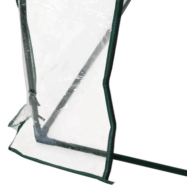 Rootz Växthus - Växthus med dörr - Kallram - Växthus - Transparent ram - 250 x 100 x 80 cm