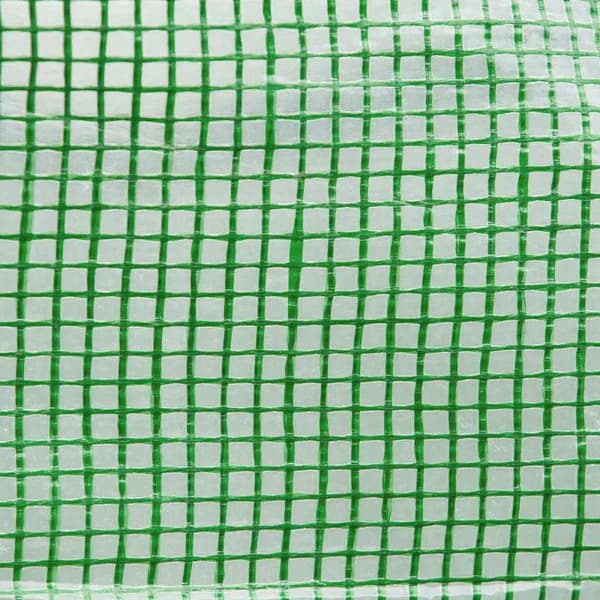 Rootz Greenhouse - Poly Greenhouse - Walk-in Poly Tunnel - Med 4 fönster - Frostskydd - Mörkgrön - 3L x 3W x 2H m