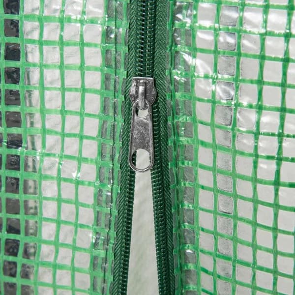 Rootz Drivhus - Tomathus - Koldramme med rulledør - Stål - Plastik - Grøn - 100x50x150cm