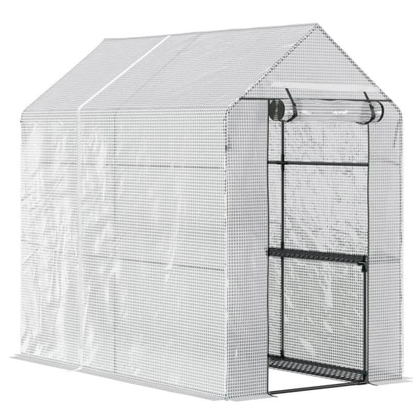 Rootz Drivhus - Folie Drivhus - Tunnel Drivhus - Walk-in Drivhus - 120 x 186 x 190 cm