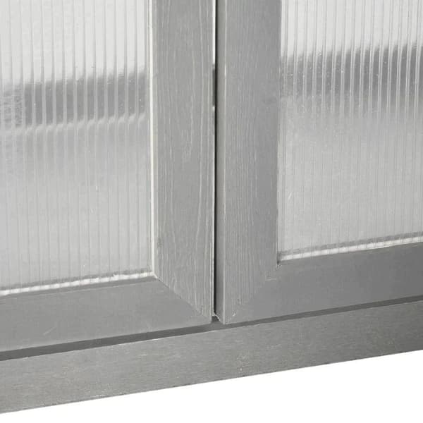 Rootz Greenhouse - Transparent växthus - 3-vånings träväxthus - Trädgårdspolykarbonat kall ram - Grow House - Förvaringshylla - För växter Blommor - M