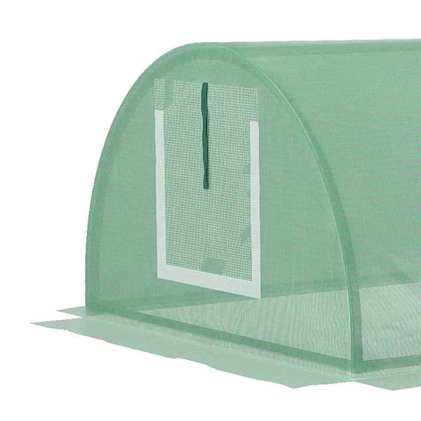 Rootz Folieväxthus - Väderbeständig - UV-beständig - Folietunnel - Grön - 300cm x 80cm x 45cm