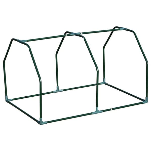 Rootz Mini Drivhus - Vejrbestandig - Let at bære - Polytunnel Grøn - 99cm x 71cm x 60cm