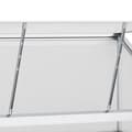 Miniatyrbillede 4 af 6: Rootz drivhus med fundamentramme - Polycarbonathus - 2 hylder - Aluminiumsramme - Sølv - 131 x 58 x 139,5 cm