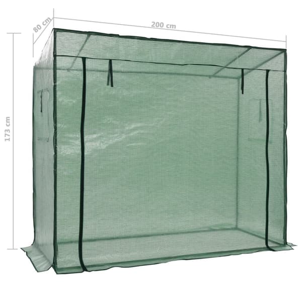 Växthus 200x80x173 cm