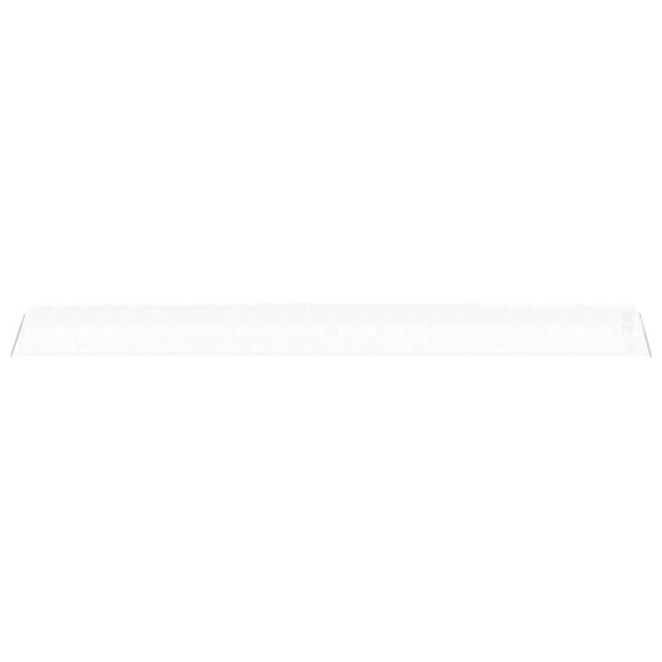 drivhus med stålstel 72 m² 24x3x2 m hvid