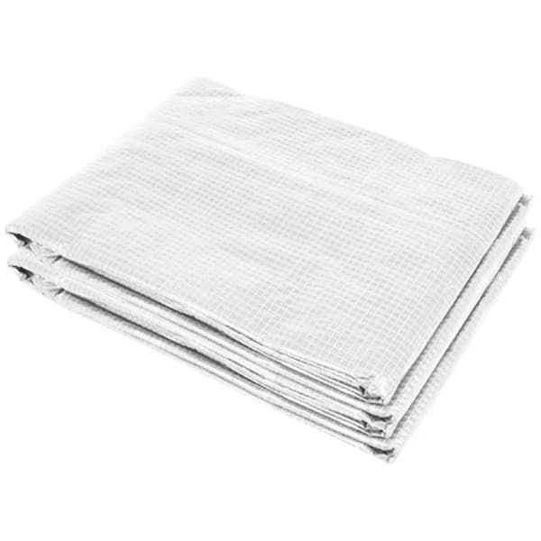 Rootz erstatningsdrivhusdæksel - Drivhusdæksel - Walk-in drivhus - Rullevinduer - Vejrbestandig - Gennemsigtig - 300cm x 200cm x 200cm
