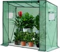Miniatyrbild 1 av 9: Rootz Premium Film Växthus - Trädgårdsväxthus - Växtskydd - Förbättrat skydd - Optimal klimatkontroll - Hållbar konstruktion - 200cm x 77cm x 146/169c