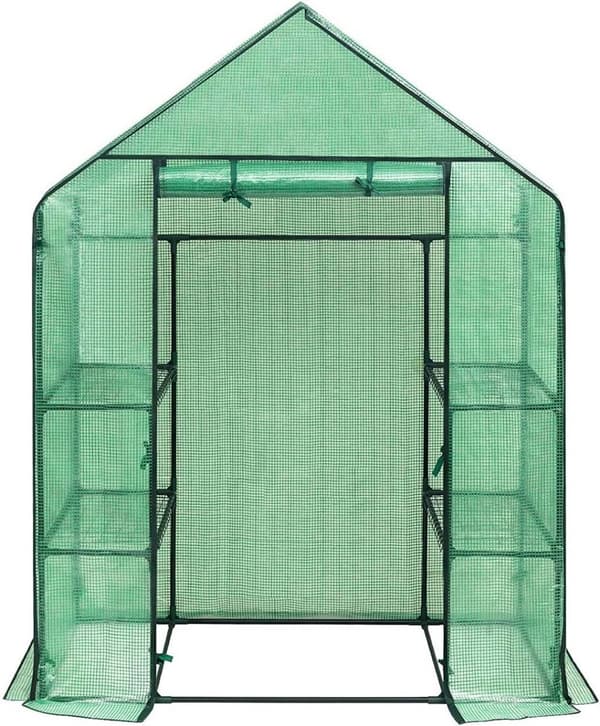 Rootz Folie Drivhus - Plantehus - Haveindhegning - UV-resistent - Klimakontrolleret - Nem montering - 143cm x 73cm x 195cm