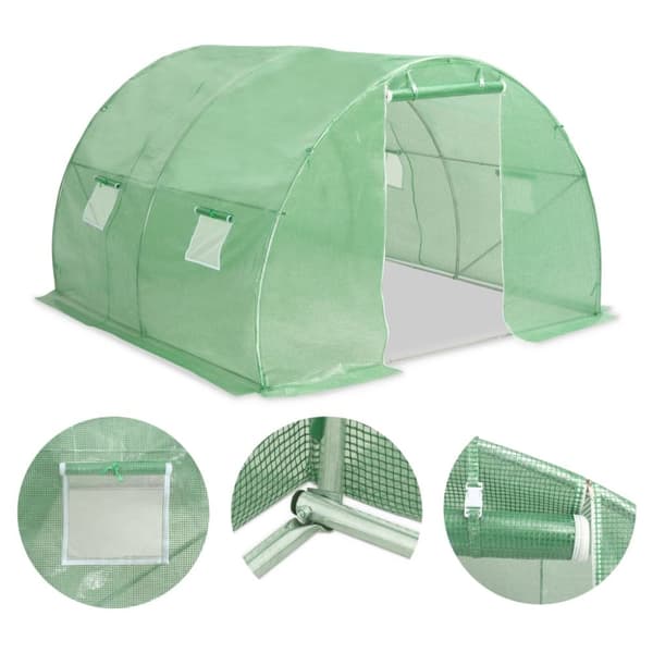 vidaXL drivhus 9 m² 300x300x200 cm -  Drivhuse